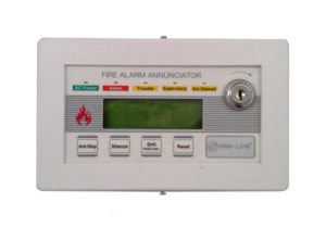 Fire-Lite LCD-80F Fire Alarm Annunciator (with frame)