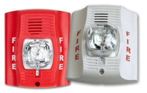 Honeywell a05-0395 outdoor hornstrobe in red or white.