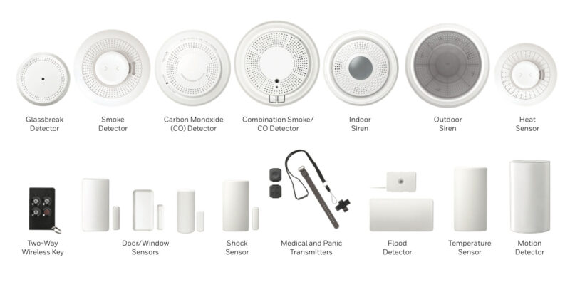 resideo SiX Two-Way Wireless ProSeries Security and Life Safety Sensors