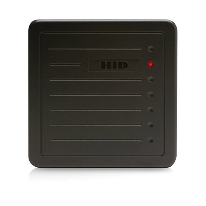 HID 5455BGN00 ProxPro II Proximity Card Reader with Wiegand Output, Beep On, LED Normally Red