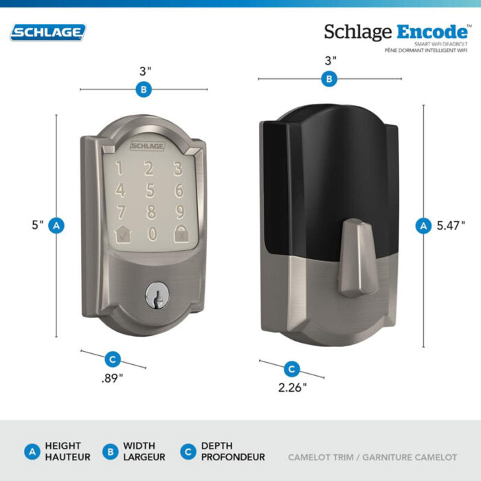 Schlage Encode Smart WiFi Deadbolt and WiFi Smart Lock